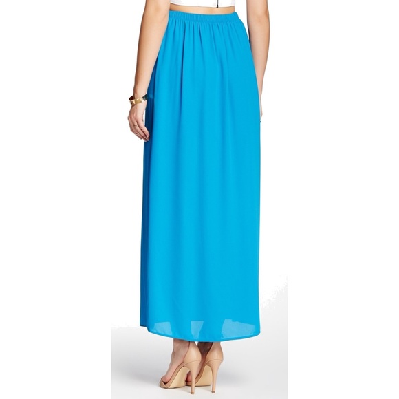 Teal Maxi Skirt - Picture 2 of 8